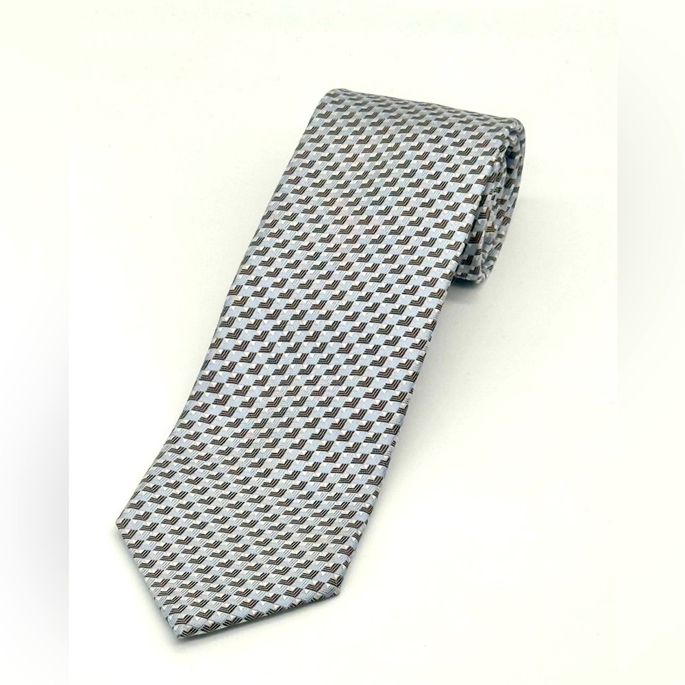Ermenegildo Diamond Pattern Silk Tie